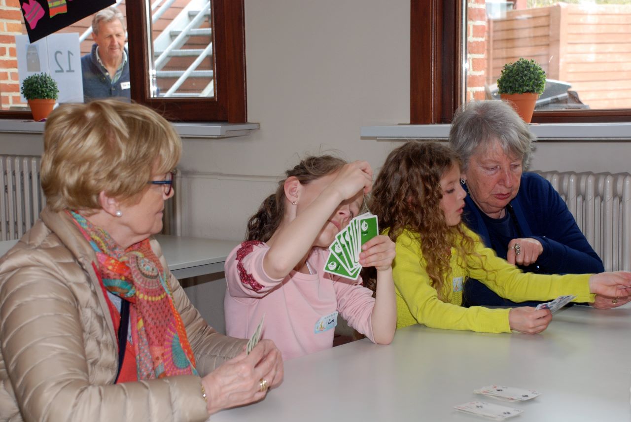 Grootoudernamiddag in het 3de leerjaar